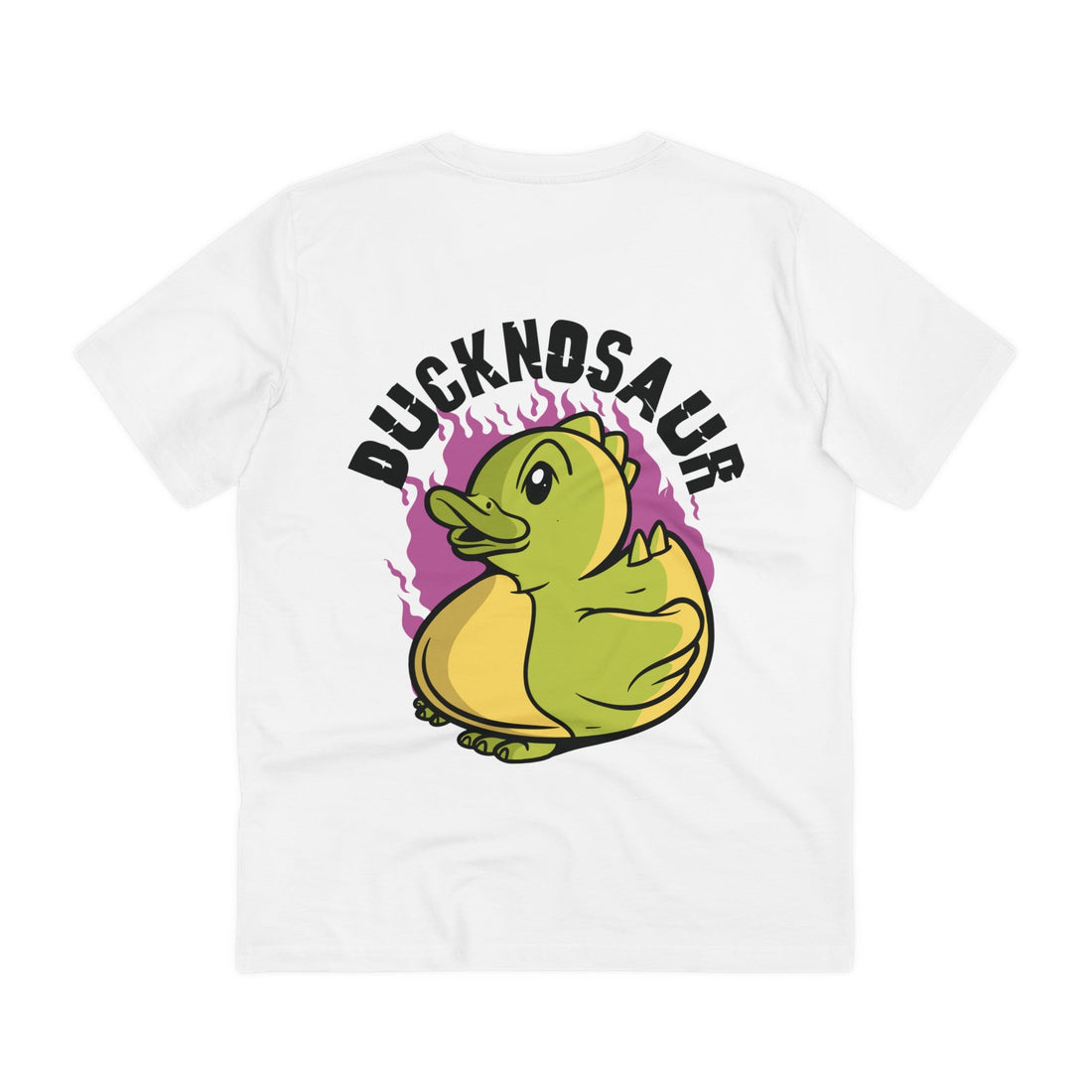 Printify T-Shirt White / 2XS Ducknosaur - Rubber Duck - Back Design