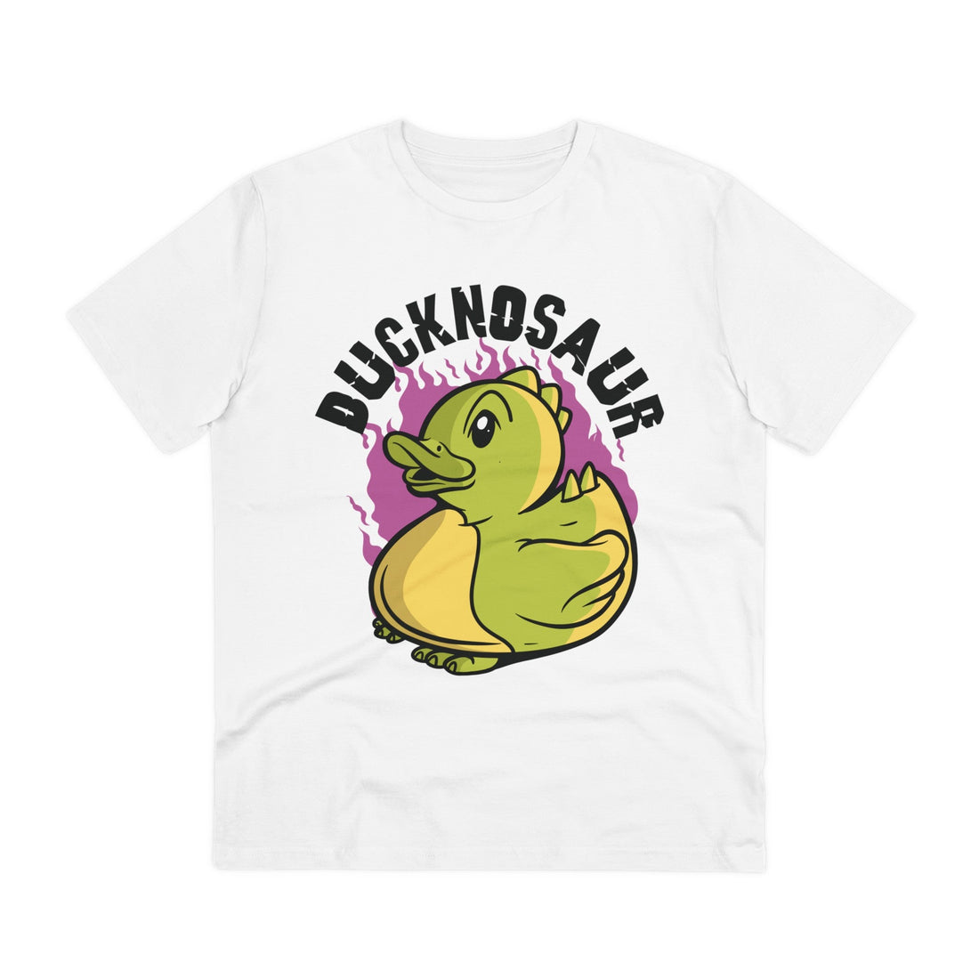 Printify T-Shirt White / 2XS Ducknosaur - Rubber Duck - Front Design