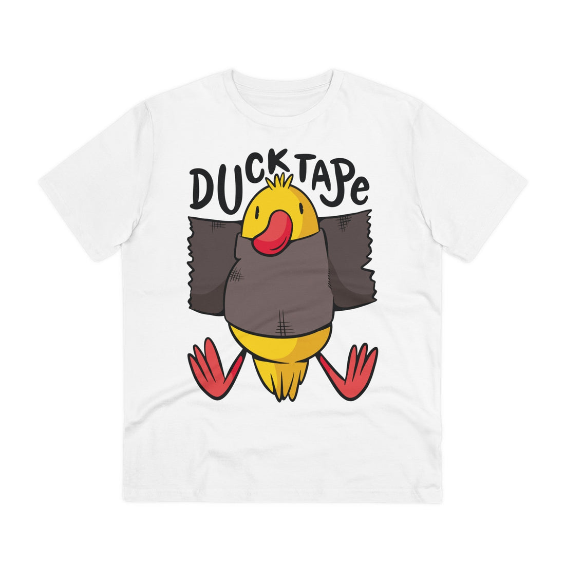Printify T-Shirt White / 2XS Ducktape - Rubber Duck - Front Design