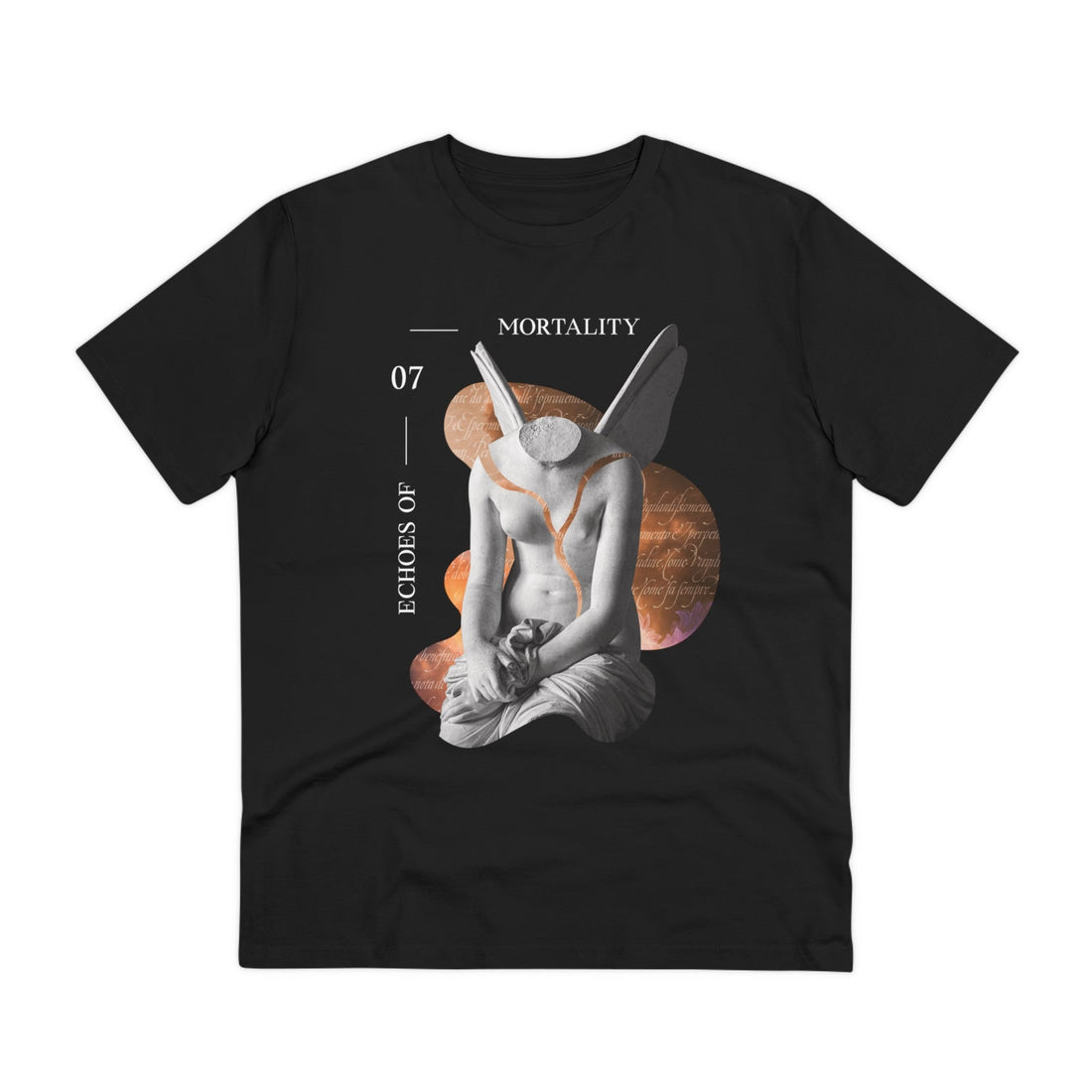 Printify T-Shirt Black / 2XS Fallen Angel - Modern Collage - Front Design