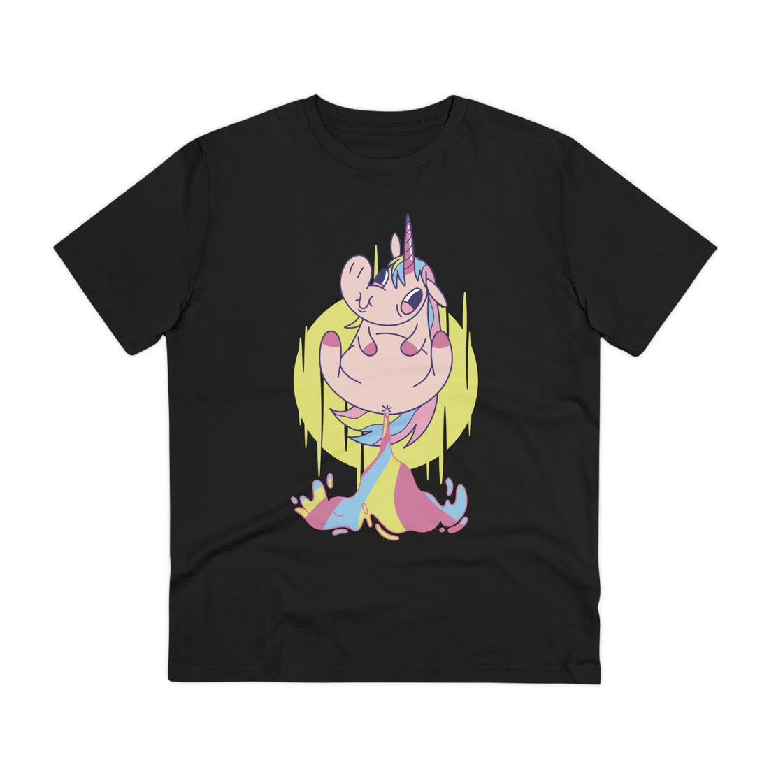 Printify T-Shirt Black / 2XS Fart Unicorn - Unicorn World - Front Design