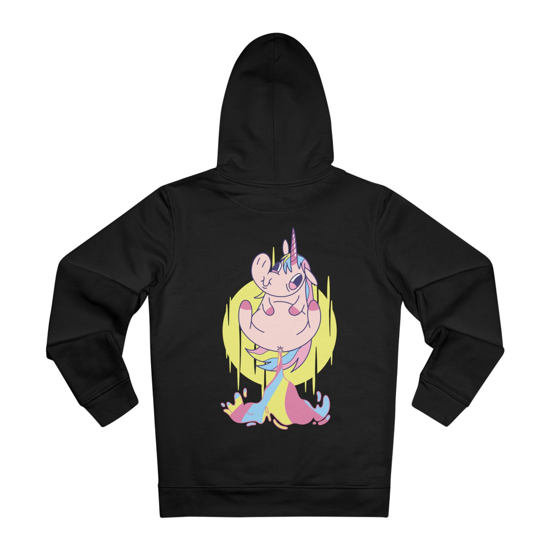 Printify Hoodie Black / 2XL Fart Unicorn - Unicorn World - Hoodie - Back Design