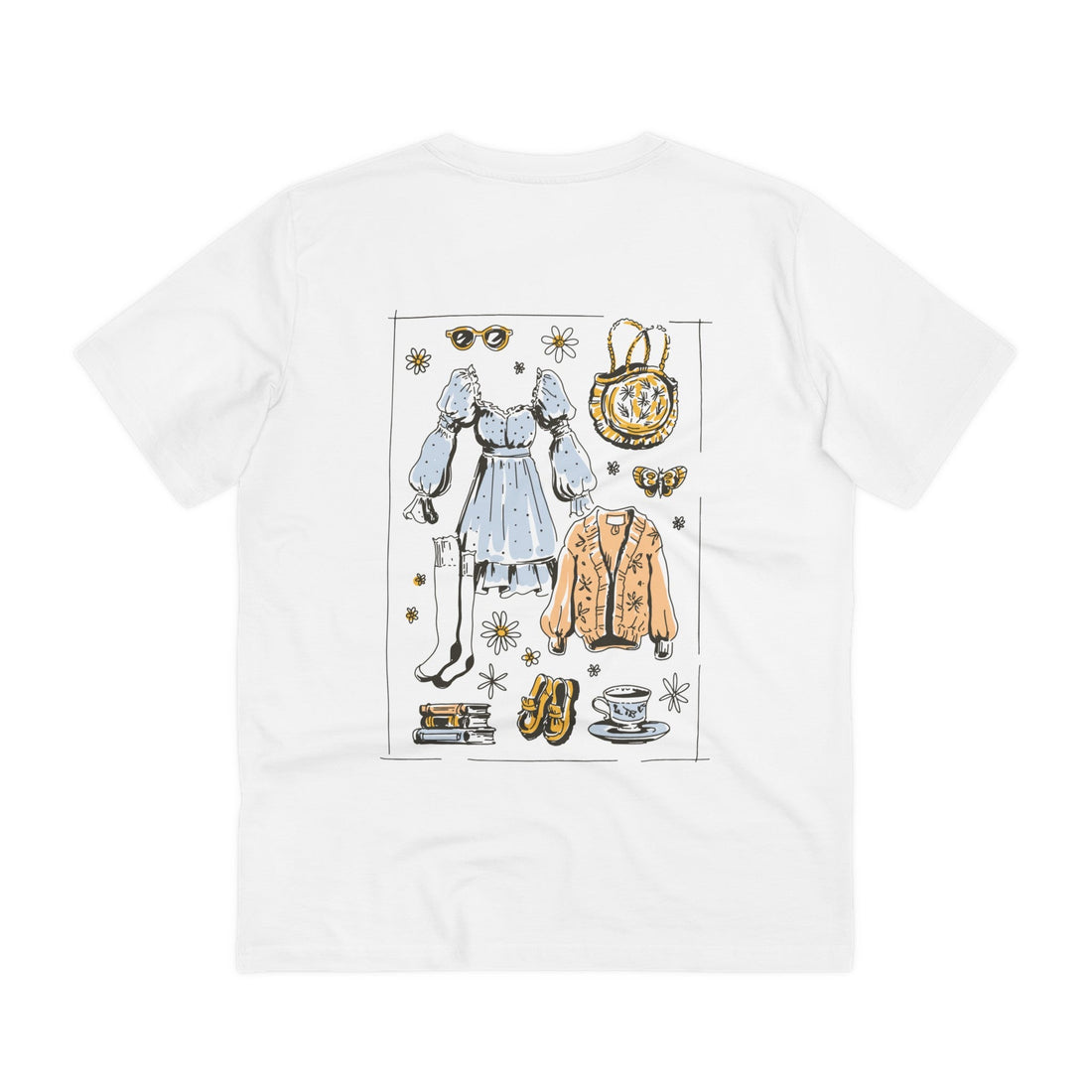 Printify T-Shirt White / 2XS Fashion with the Cottagecore Lifestyle - Cottagecore Lifestyle - Back Design