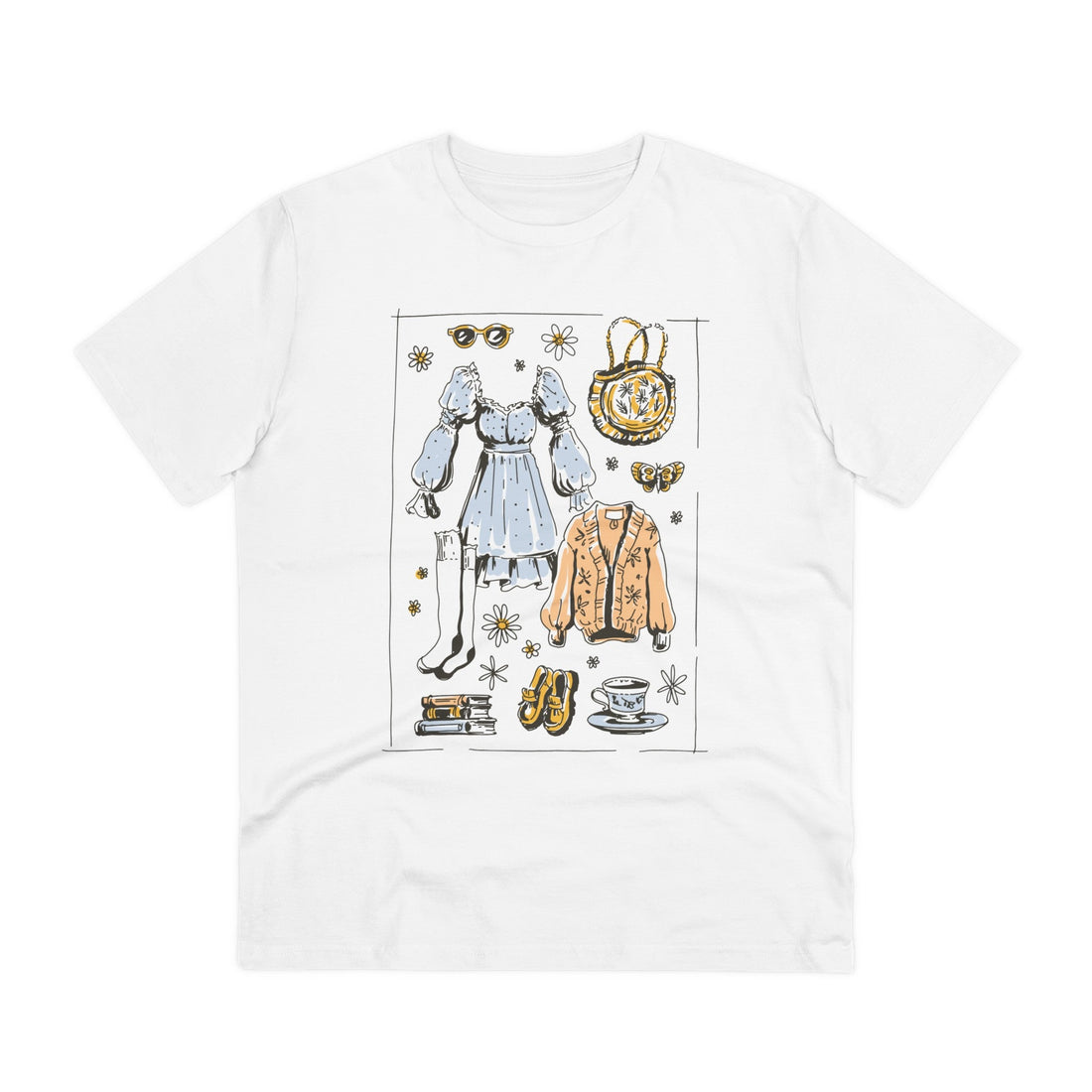Printify T-Shirt White / 2XS Fashion with the Cottagecore Lifestyle - Cottagecore Lifestyle - Front Design