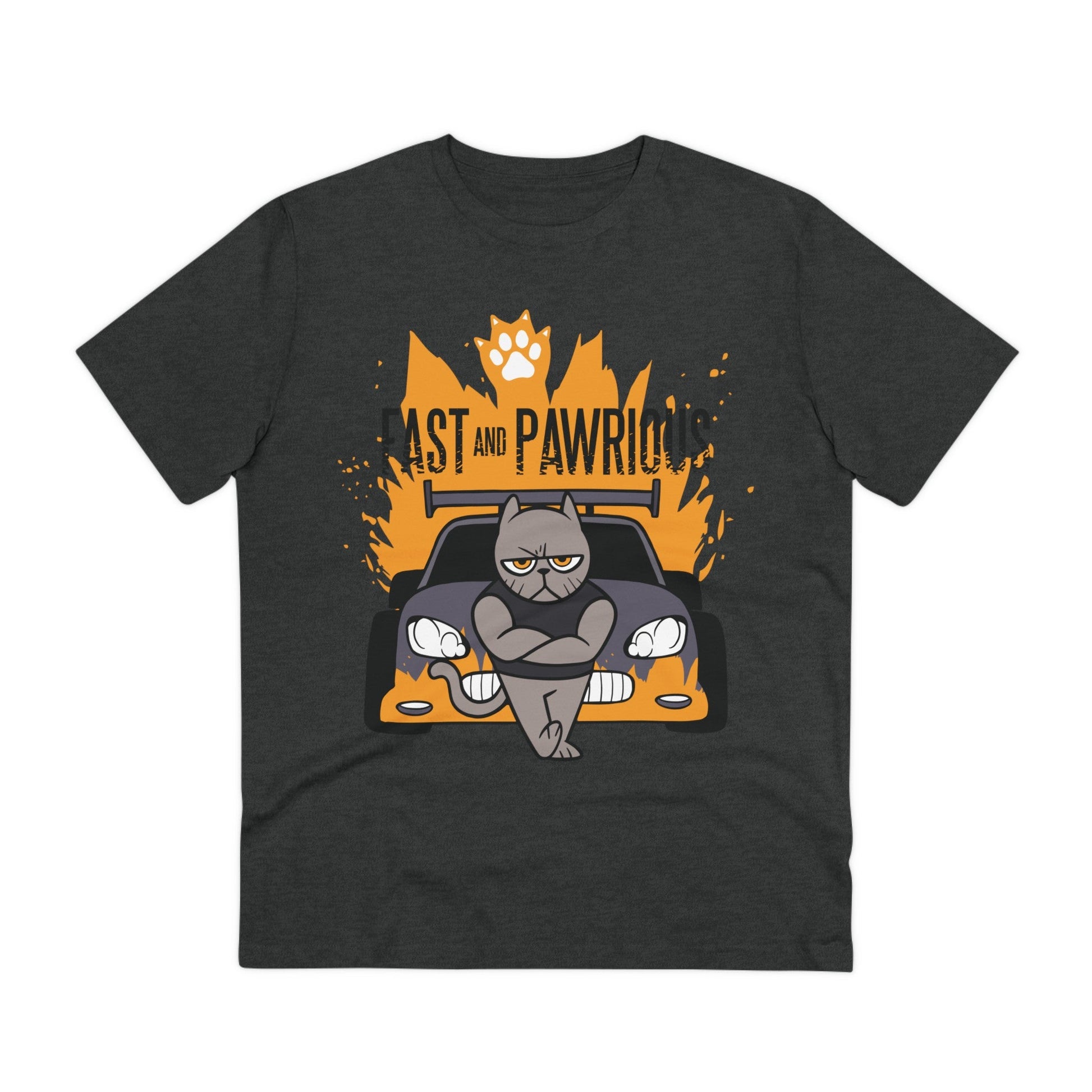 Printify T-Shirt Dark Heather Grey / 2XS Fast and Pawrious - Film Parodie - Front Design