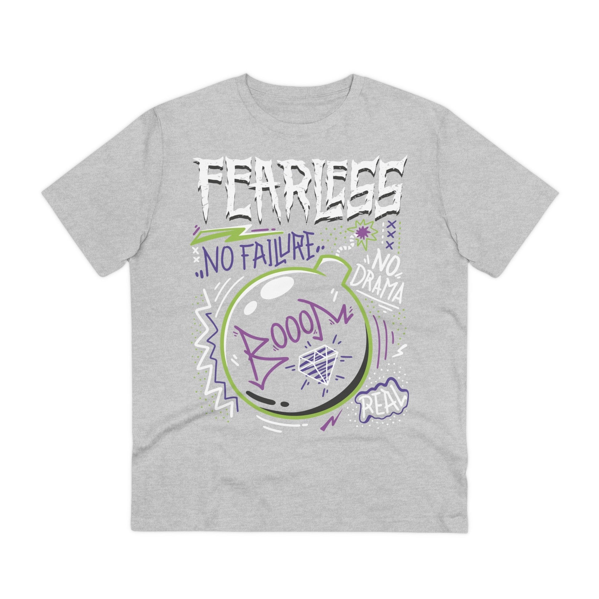 Printify T-Shirt Heather Grey / 2XS Fearless - Streetwear - I´m Fine - Front Design