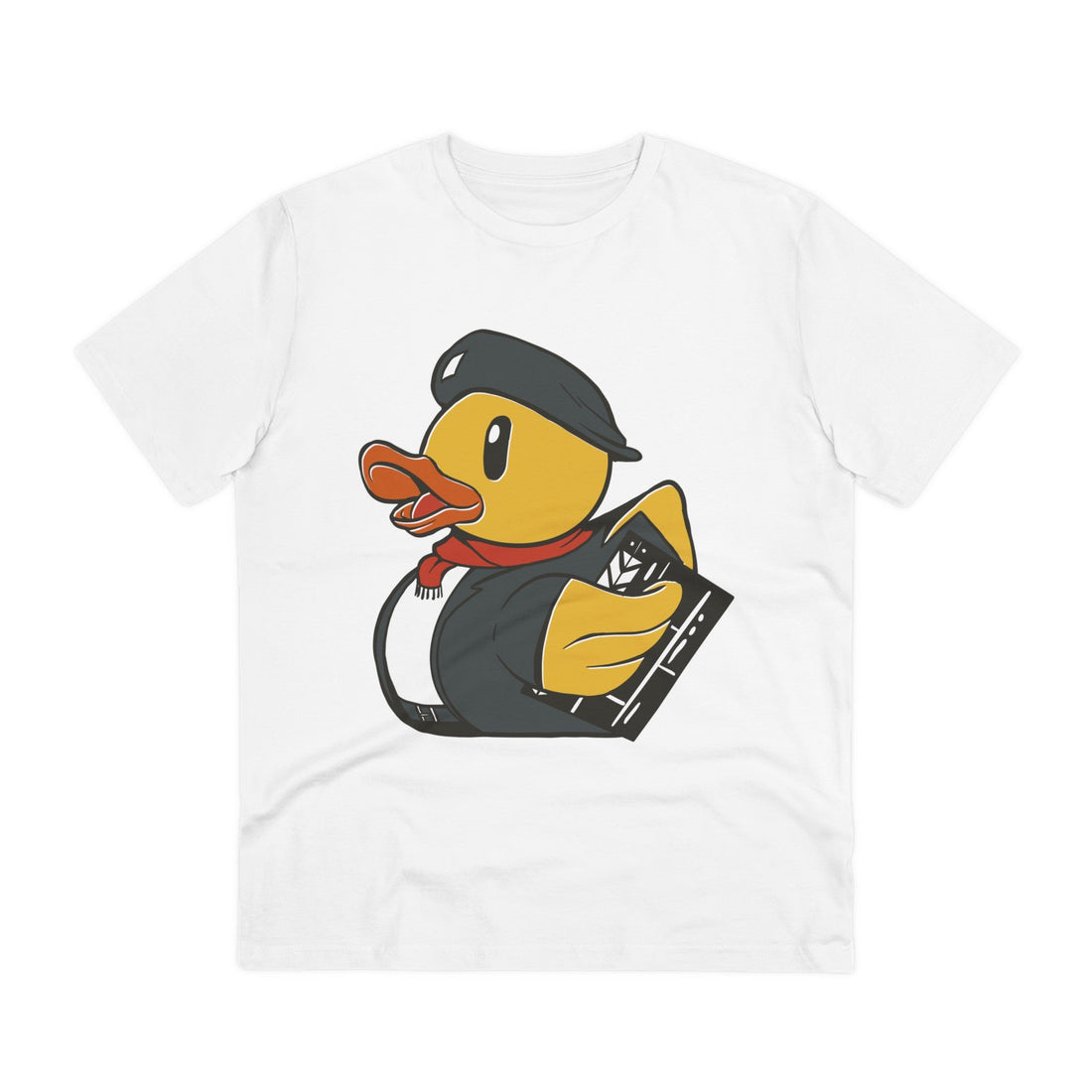 Printify T-Shirt White / 2XS Film Director - Rubber Duck - Front Design