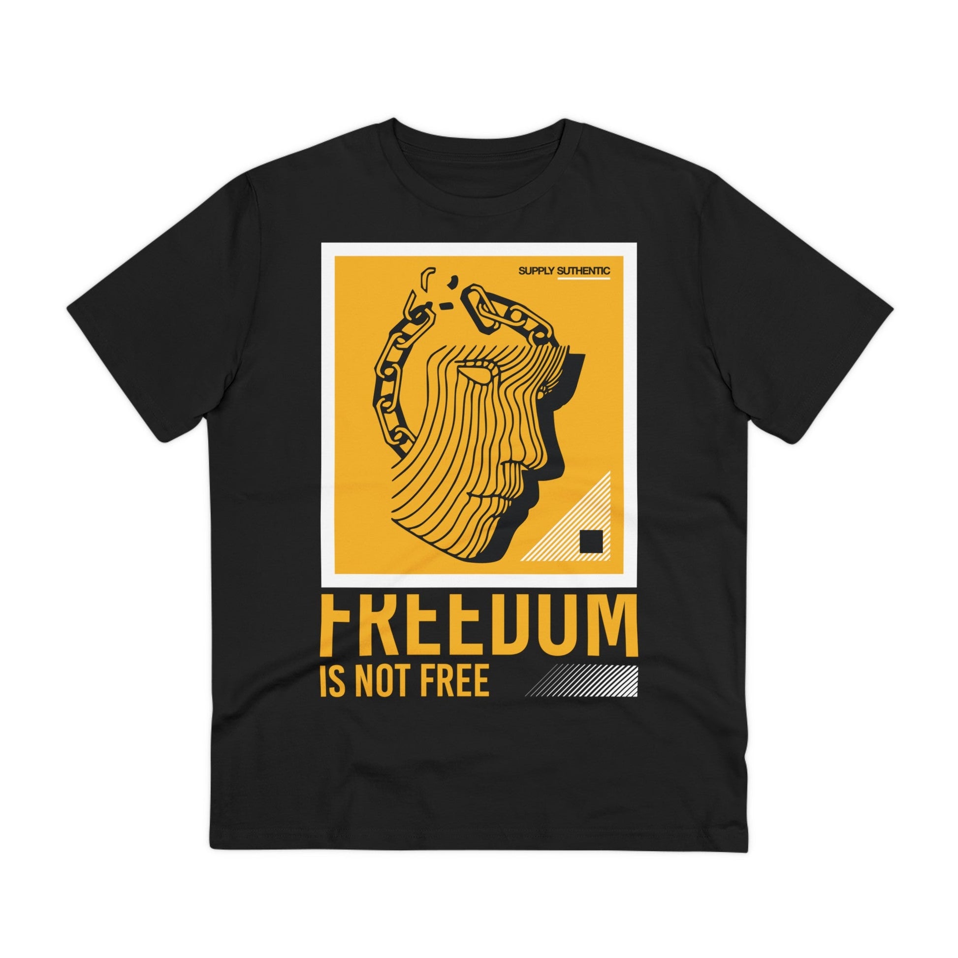 Printify T-Shirt Black / 2XS Freedom is not free - Streetwear - King Breaker - Front Design