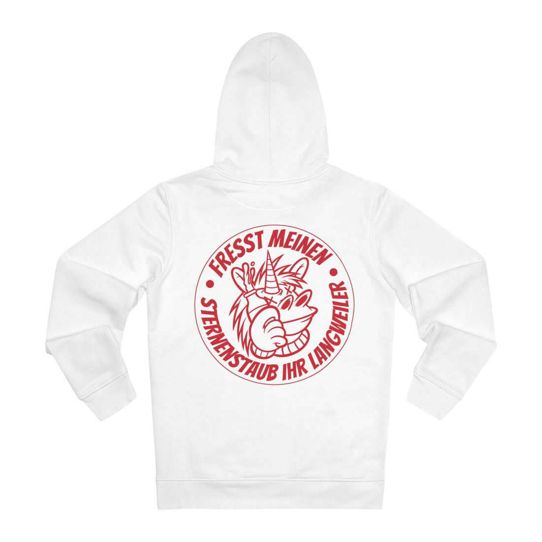 Printify Hoodie White / S Fresst meinen Sternenstaub ihr langweiler - Unicorn World - Hoodie - Back Design