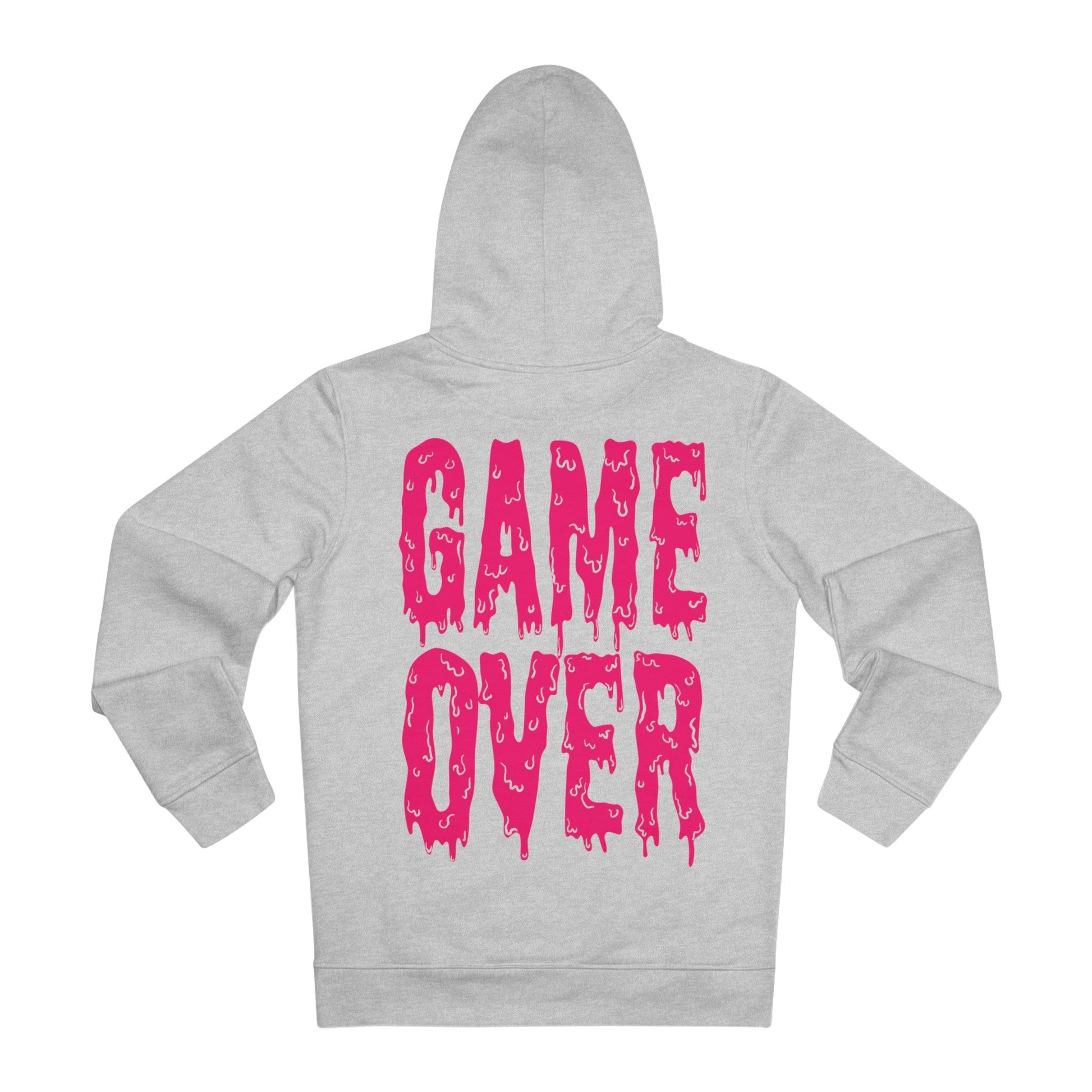 Printify Hoodie Heather Grey / S Game Over - Streetwear - I´m Fine - Hoodie - Back Design
