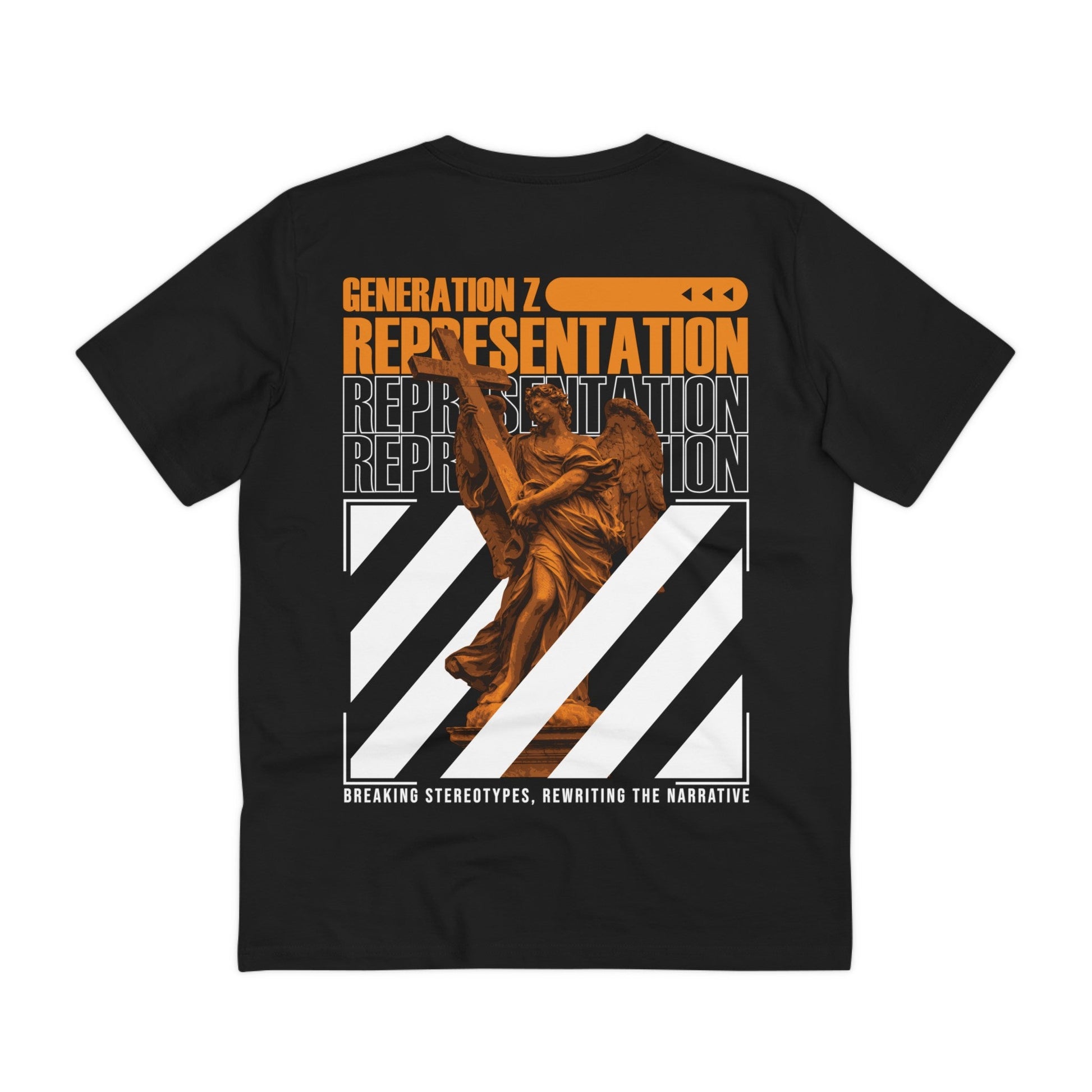 Printify T-Shirt Black / 2XS Generation Z Representation - Streetwear - Gods Way - Back Design