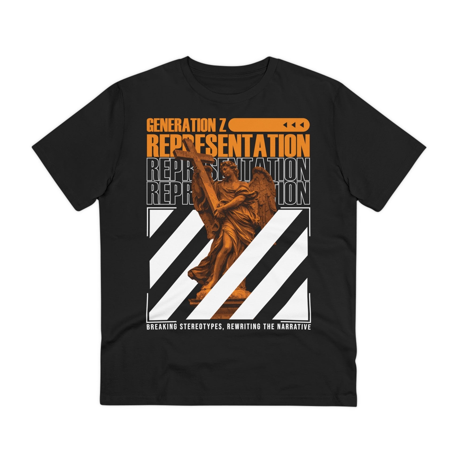 Printify T-Shirt Black / 2XS Generation Z Representation - Streetwear - Gods Way - Front Design