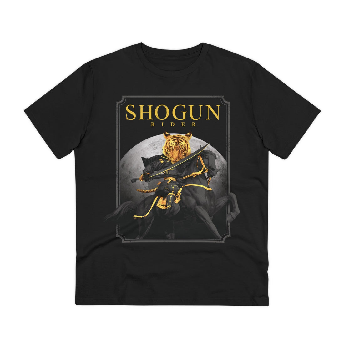 Printify T-Shirt Black / 2XS Golden Shogun Tiger - Streetwear - King Breaker - Front Design