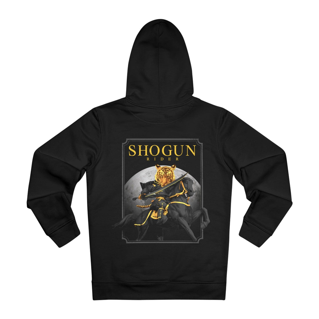 Printify Hoodie Black / 2XL Golden Shogun Tiger - Streetwear - King Breaker - Hoodie - Back Design