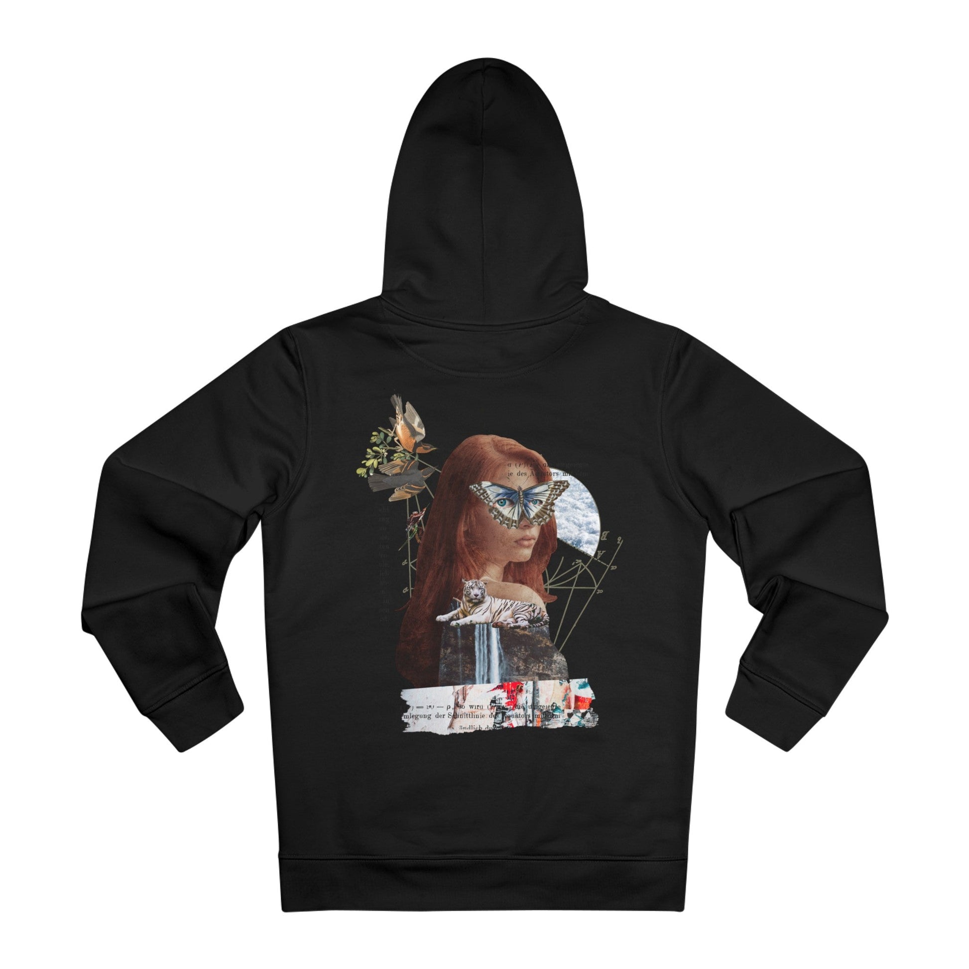 Printify Hoodie Black / 2XL Gothic Butterfly Woman - Streetwear - King Breaker - Hoodie - Back Design