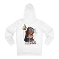 Printify Hoodie White / S Gothic Butterfly Woman - Streetwear - King Breaker - Hoodie - Back Design