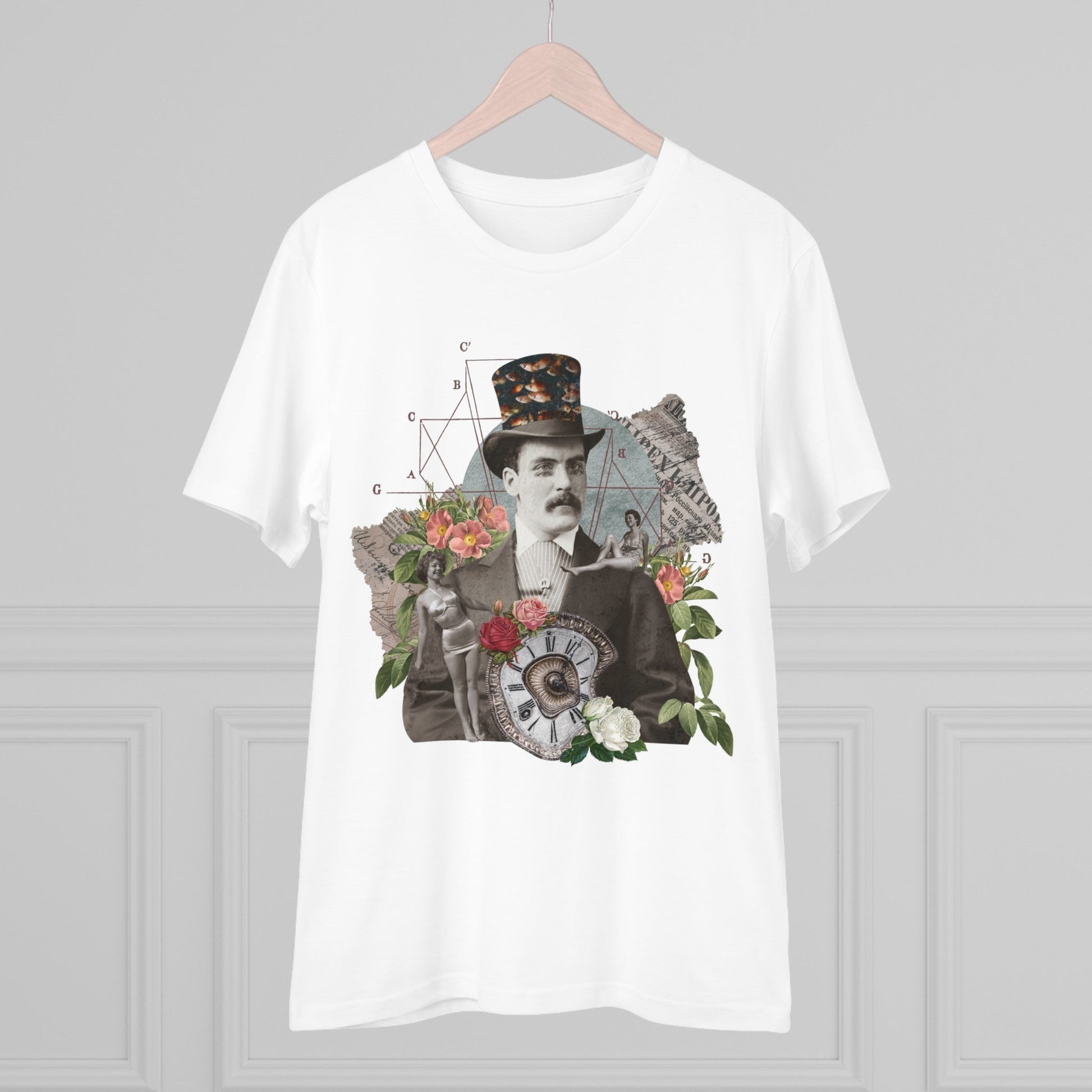 Printify T-Shirt Gothic Man Clock - Streetwear - King Breaker - Front Design
