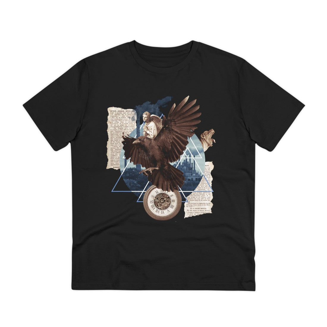 Printify T-Shirt Black / 2XS Gothic Raven - Streetwear - King Breaker - Front Design