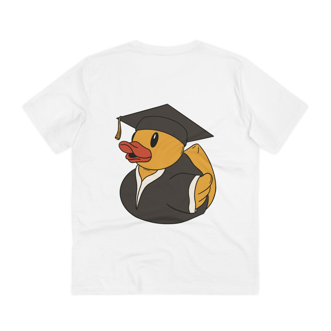 Printify T-Shirt White / 2XS Graduation - Rubber Duck - Back Design
