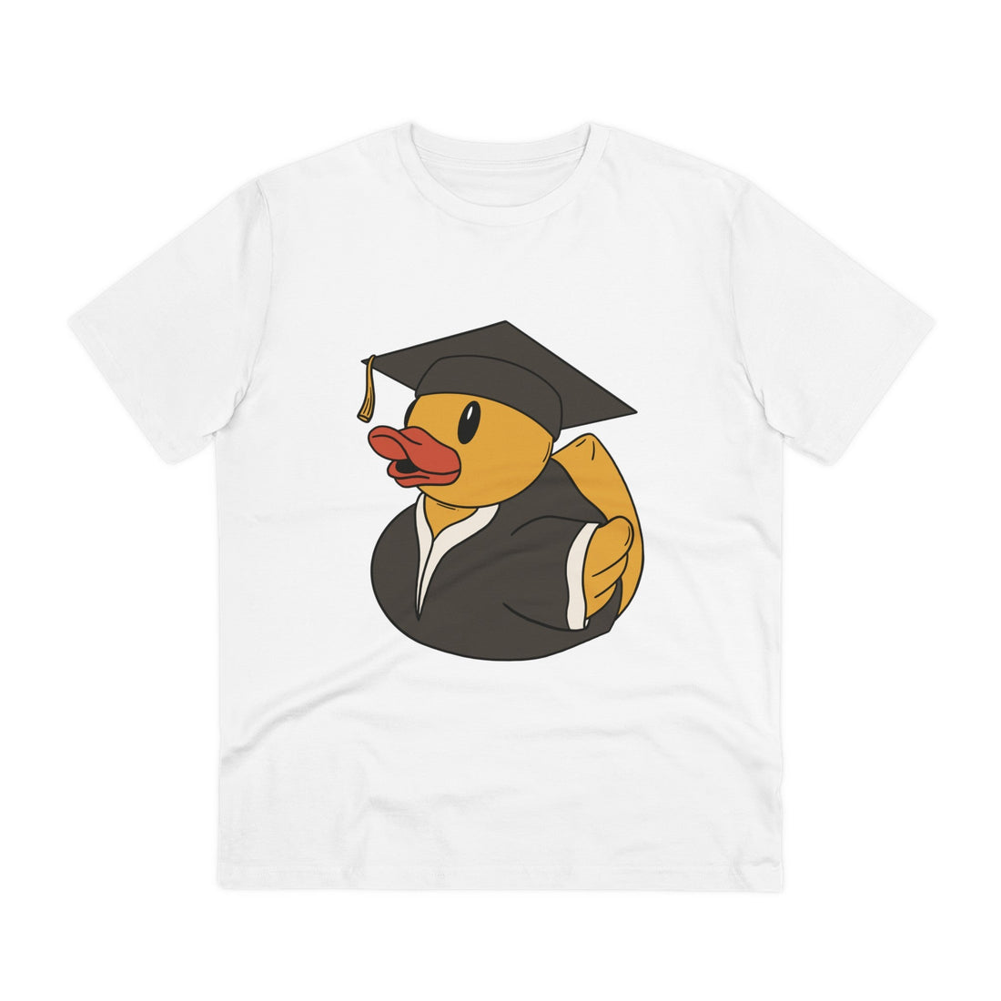 Printify T-Shirt White / 2XS Graduation - Rubber Duck - Front Design