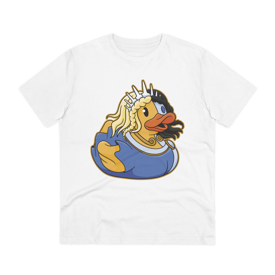 Printify T-Shirt White / 2XS Half Blonde - Rubber Duck - Front Design