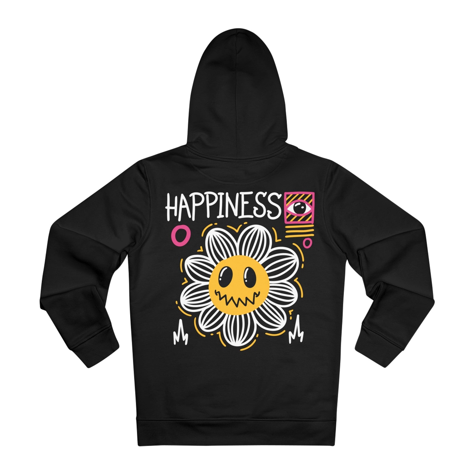 Printify Hoodie Black / 2XL Happiness fear - Streetwear - I´m Fine - Hoodie - Back Design