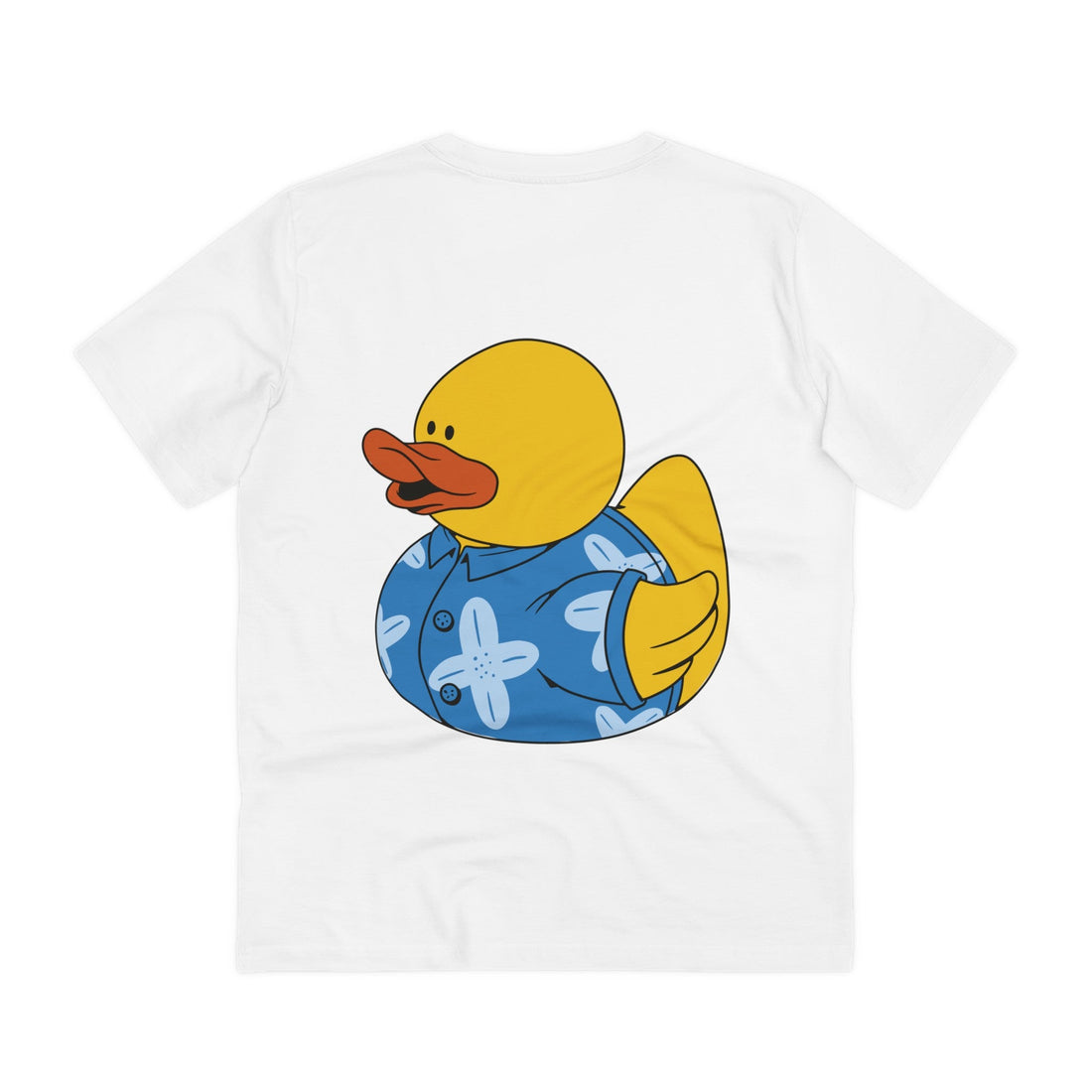 Printify T-Shirt White / 2XS Hawaiian Shirt - Rubber Duck - Back Design