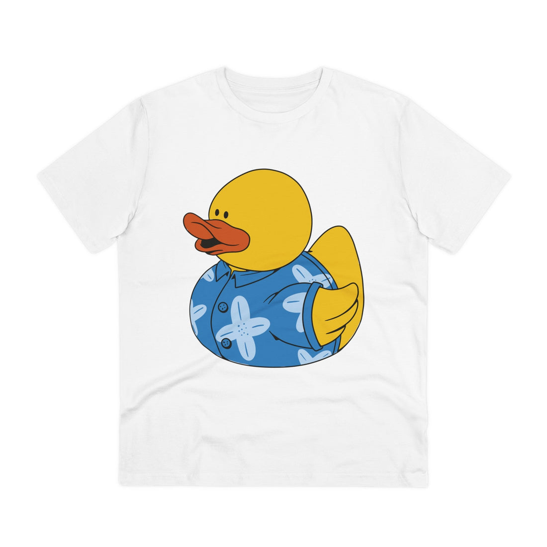 Printify T-Shirt White / 2XS Hawaiian Shirt - Rubber Duck - Front Design