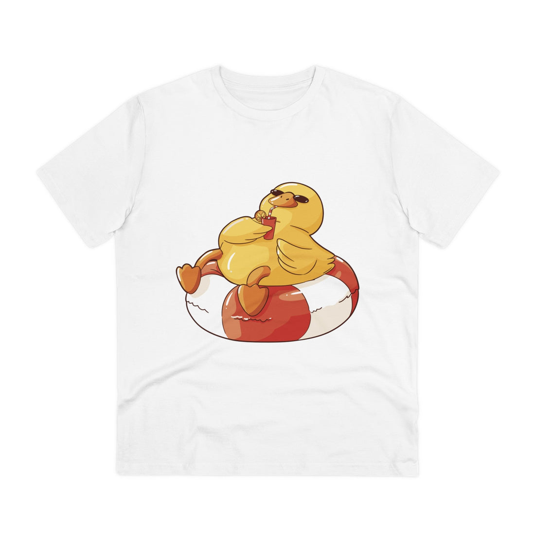 Printify T-Shirt White / 2XS Holiday - Rubber Duck - Front Design