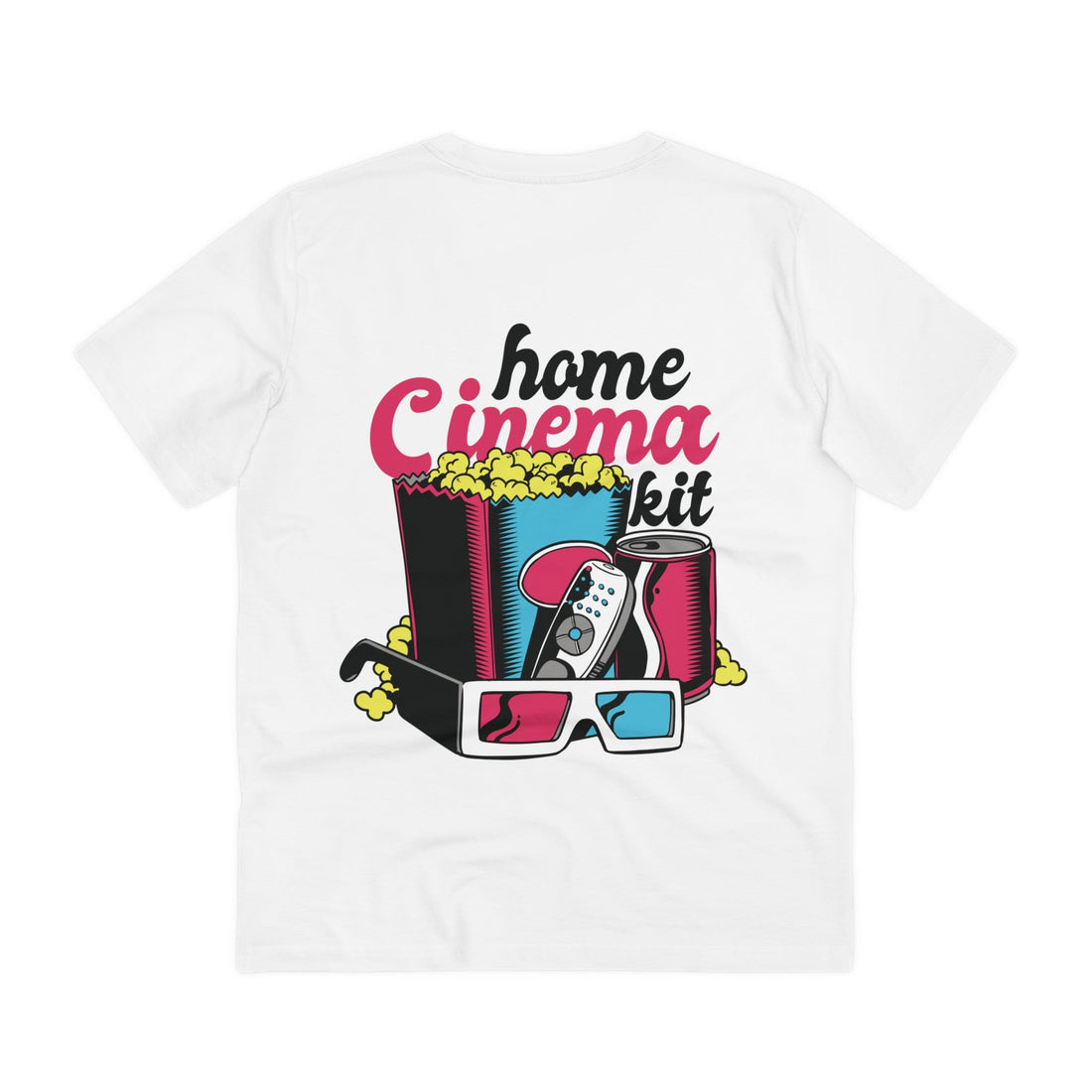 Printify T-Shirt White / 2XS Home Cinema Kit - Film Parodie - Back Design