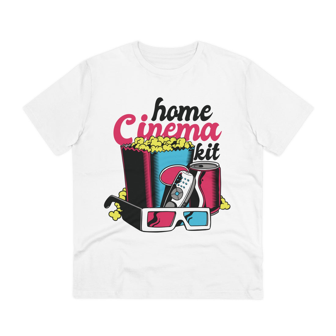 Printify T-Shirt White / 2XS Home Cinema Kit - Film Parodie - Front Design