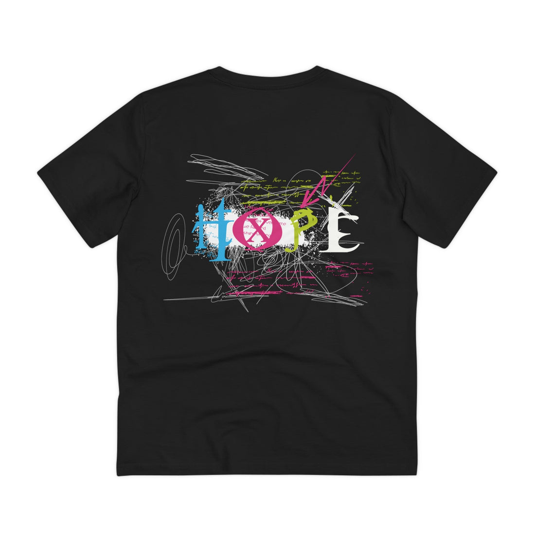 Printify T-Shirt Black / 2XS Hope X - Streetwear - Small Masterpieces - Back Design