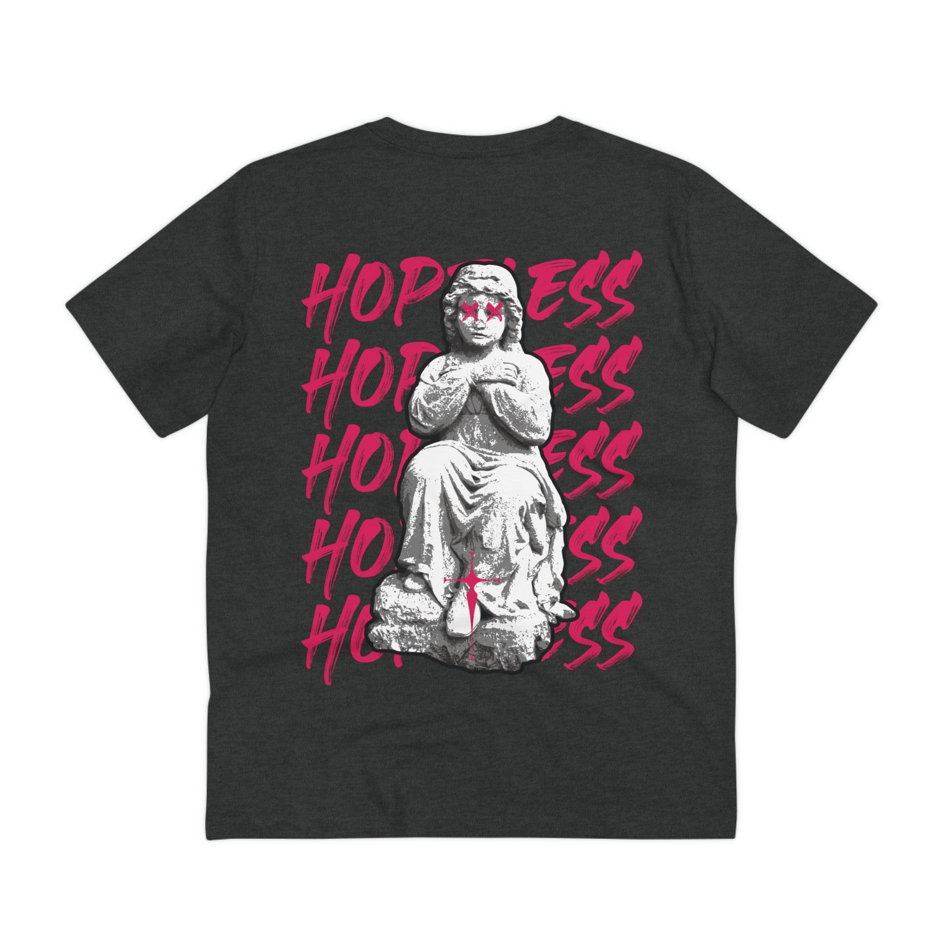 Printify T-Shirt Dark Heather Grey / 2XS Hopeless - Streetwear - Gods Way - Back Design