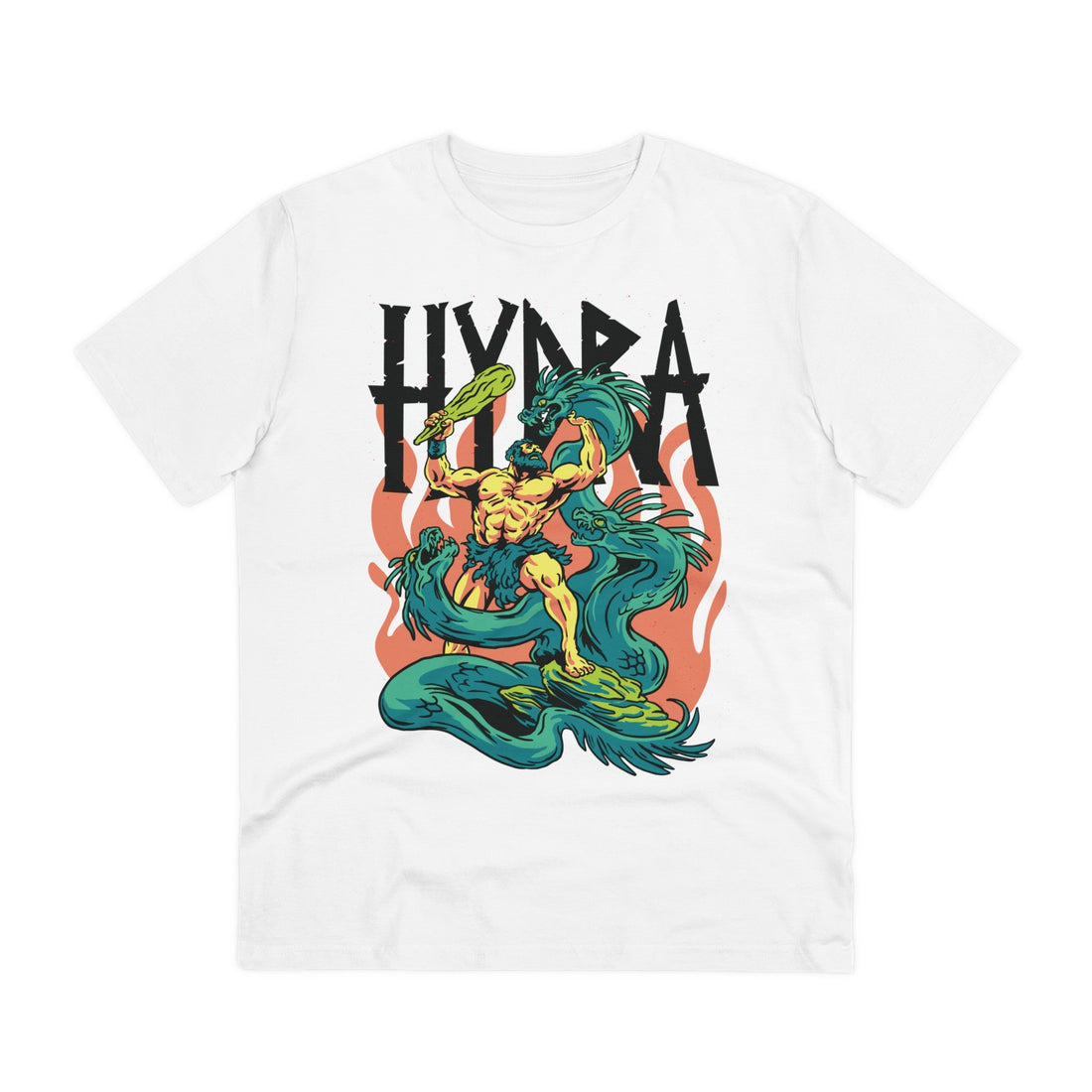Printify T-Shirt White / 2XS Hydra - Greek Mythology - Front Design