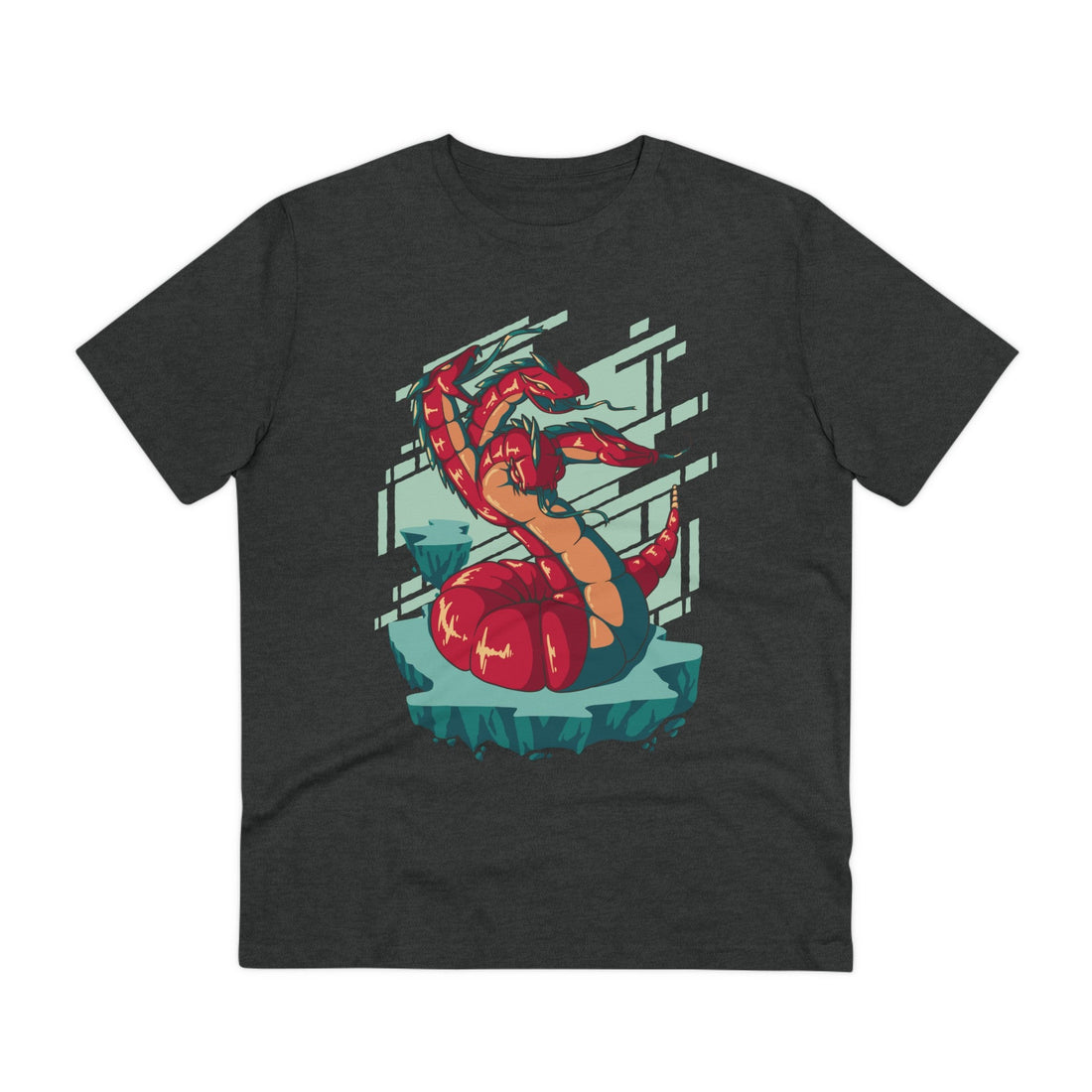 Printify T-Shirt Dark Heather Grey / 2XS Hydra - Nightmare Monsters - Front Design