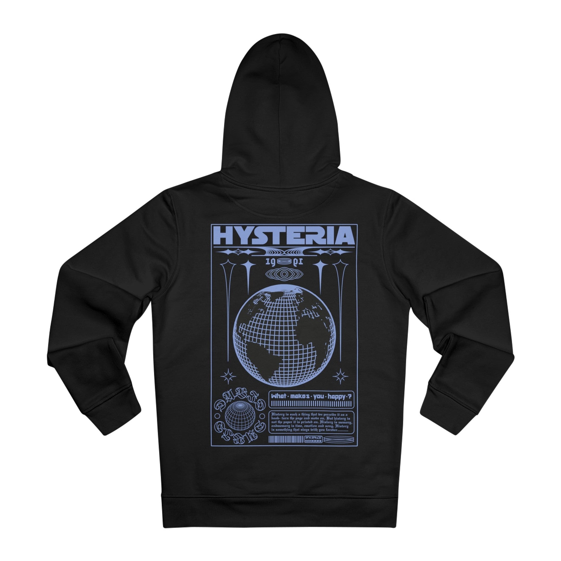 Printify Hoodie Black / 2XL Hysteria - Streetwear - Berlin Reality - Hoodie - Back Design