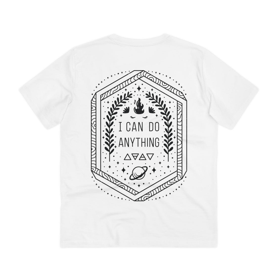 Printify T-Shirt White / 2XS I can do anything - Universe Quotes - Back Design