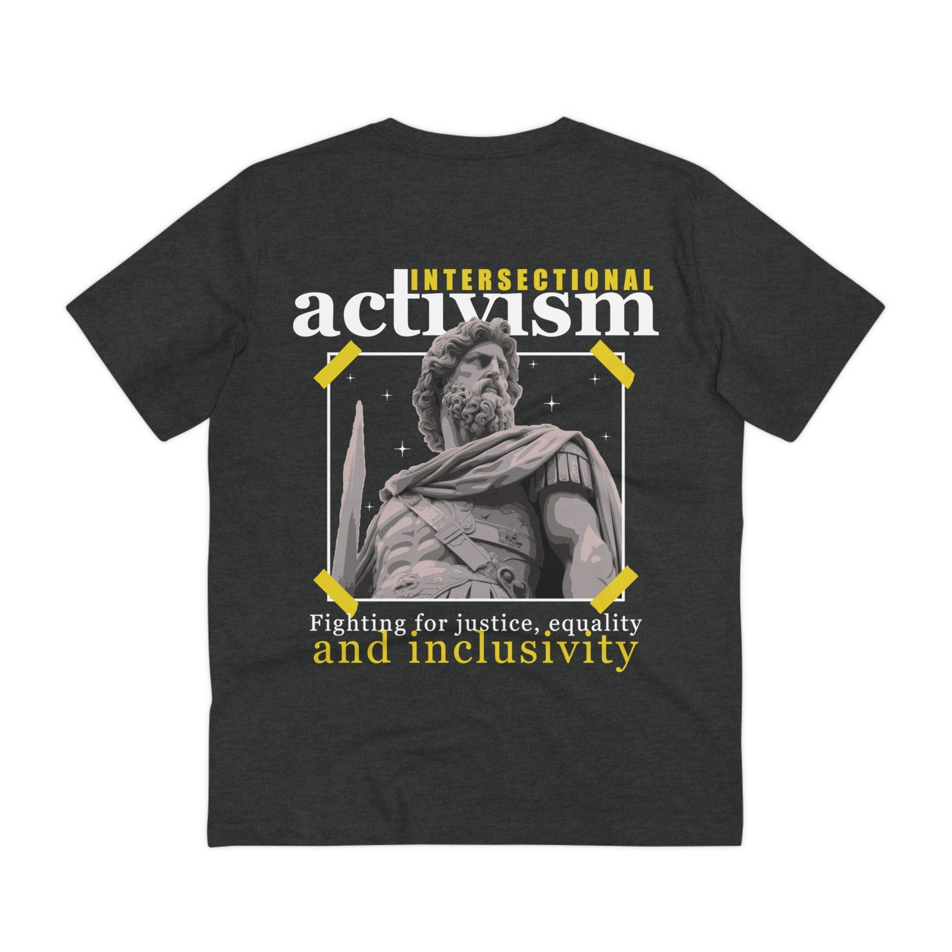 Printify T-Shirt Dark Heather Grey / 2XS Intersectional activism - Streetwear - Gods Way - Back Design