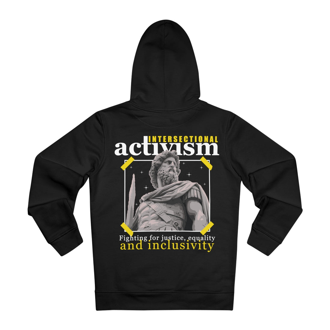 Printify Hoodie Black / M Intersectional activism - Streetwear - Gods Way - Hoodie - Back Design