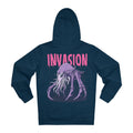 Printify Hoodie French Navy / S Invasion Alien - Streetwear - I´m Fine - Hoodie - Back Design