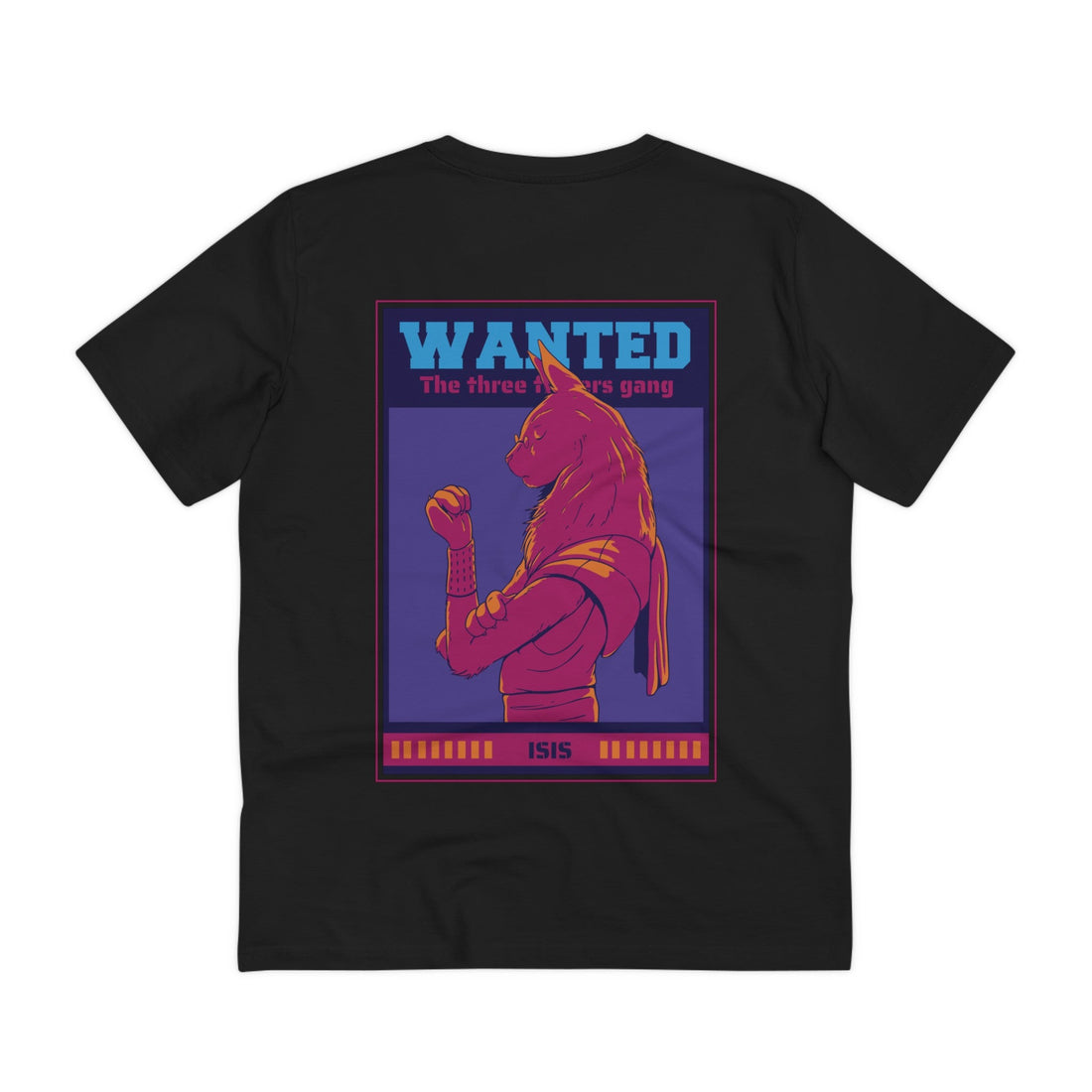 Printify T-Shirt Black / 2XS Isis - Cat Mafia - Back Design