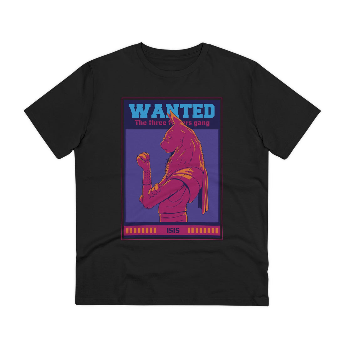 Printify T-Shirt Black / 2XS Isis - Cat Mafia - Front Design