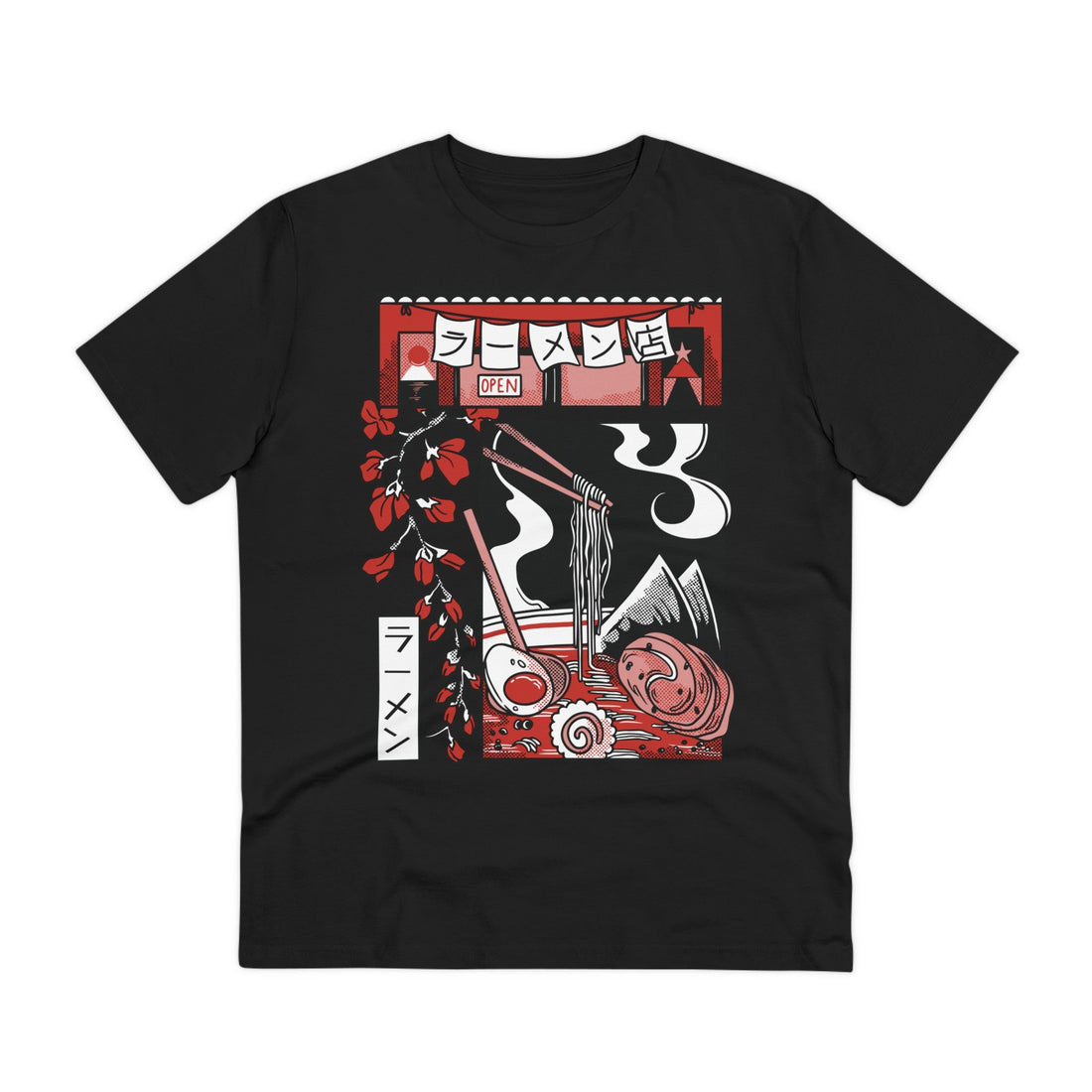 Printify T-Shirt Black / 2XS Japanese Ramen Food - Slice of Life - Front Design