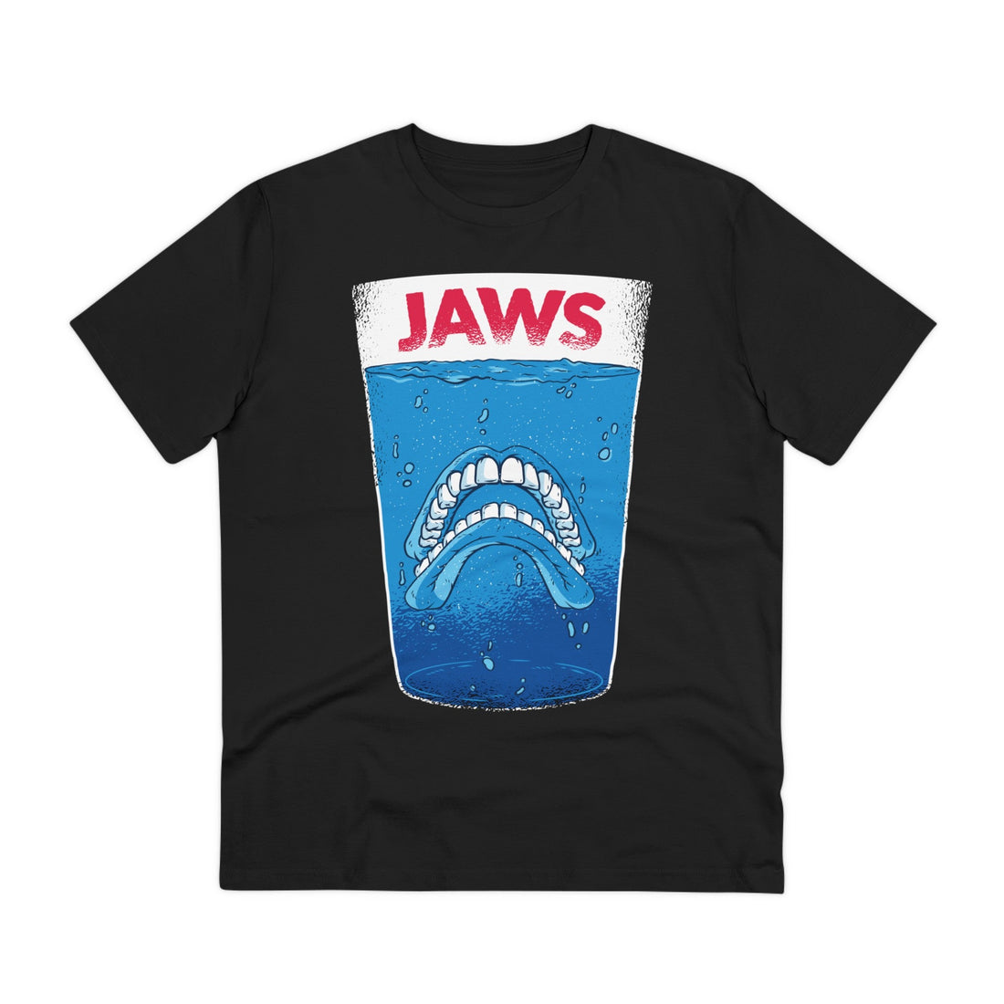 Printify T-Shirt Black / 2XS Jaws Teeth - Film Parodie - Front Design