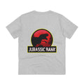 Printify T-Shirt Heather Grey / 2XS Jurassic Bank - Film Parodie - Back Design