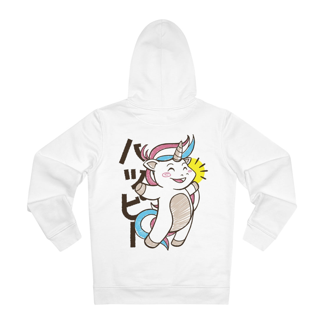 Printify Hoodie White / S Kawaii Unicorn - Unicorn World - Hoodie - Back Design