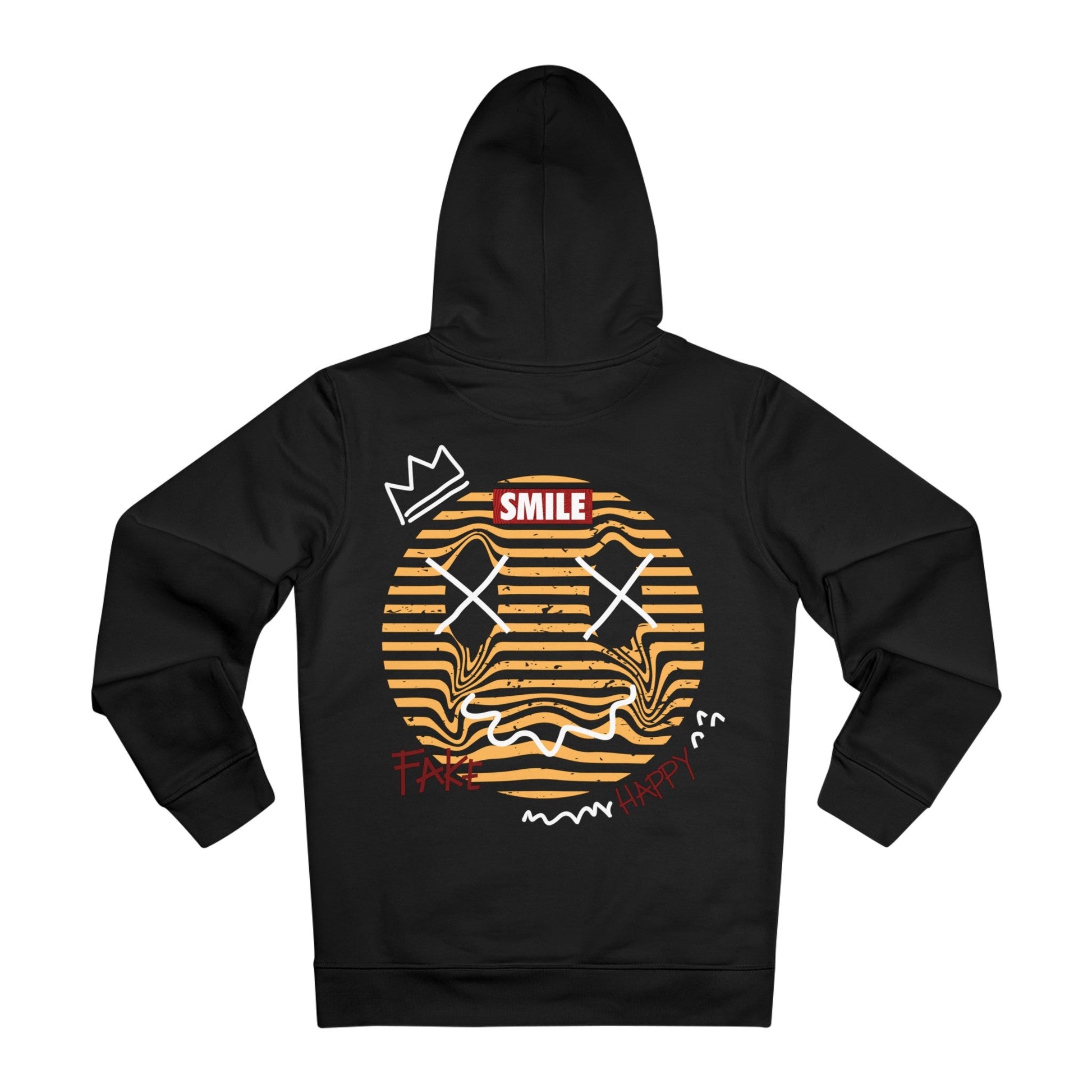 Printify Hoodie Black / 2XL Keep Smile - Streetwear - I´m Fine - Hoodie - Back Design