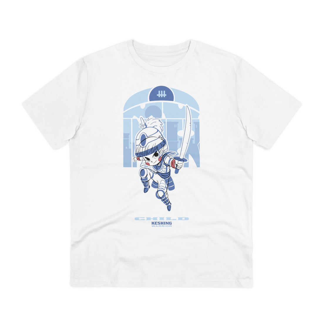 Printify T-Shirt White / 2XS Keshing Warrior Child - Warrior Kids - Front Design
