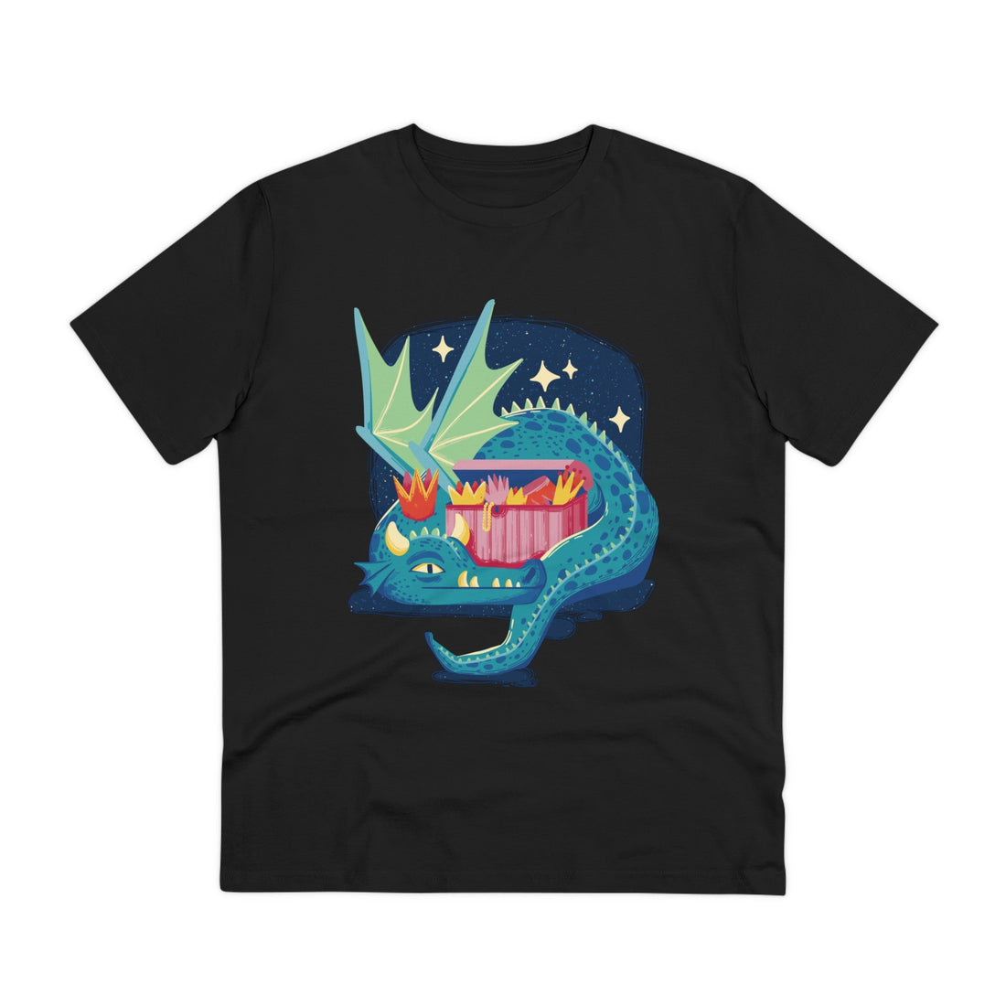 Printify T-Shirt Black / 2XS King Fairytale Dragon - Fairytale Dragons - Front Design