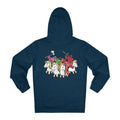 Printify Hoodie French Navy / S Koala Knights with Unicorns - Unicorn World - Hoodie - Back Design